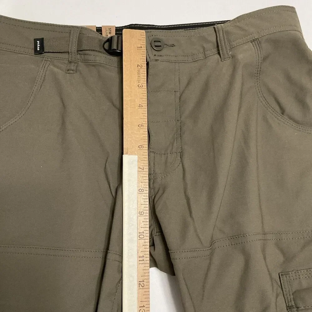 PrAna 31x30 Pants Stretch Zion Pant II Men's Slate Green Climbing Recycled NWT